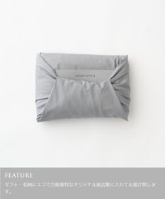 LOOM&SPOOL FOL綿毛布ブランケット／グレー