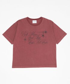 WEGO 【ユニセックス着用ITEM/MLサイズ展開】クロップドグラフィックT（SS）