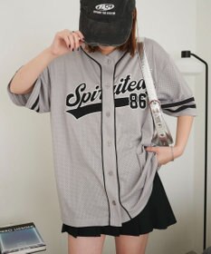 WEGO ベースボールメッシュビッグシャツ