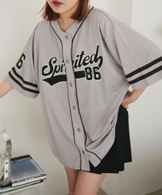 WEGO ベースボールメッシュビッグシャツ