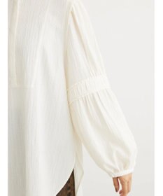 Green Parks 表面変化比翼シャツチュニック