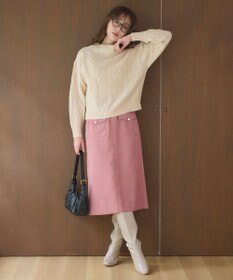 Feroux 【洗える】フラップポケット スカート