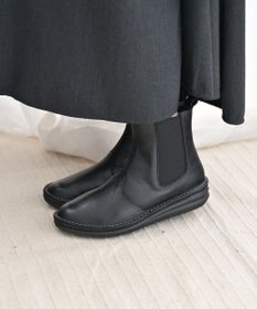 Pointer 本革軽量サイドゴアステッチショートブーツ