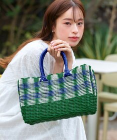 Tiaclasse パターンマルシェバッグ