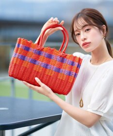 Tiaclasse パターンマルシェバッグ