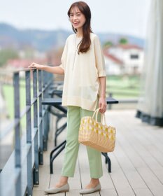 Tiaclasse パターンマルシェバッグ