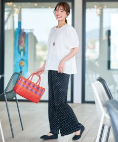 Tiaclasse パターンマルシェバッグ