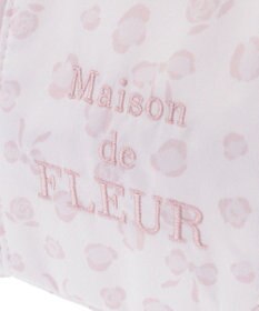 Maison de FLEUR リボンレオパードフリルポーチ