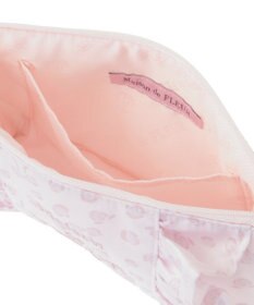 Maison de FLEUR リボンレオパードフリルポーチ