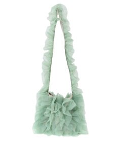 Green Parks ・ＱＵＯＮ　チュールフリルミニショルダー