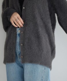 YECCA VECCA ラメシャギーカーディガン