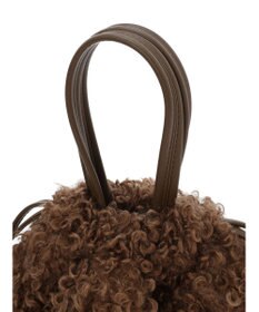 Green Parks ＯＴＯ．ＨＡ．プードルファーハンドバッグ