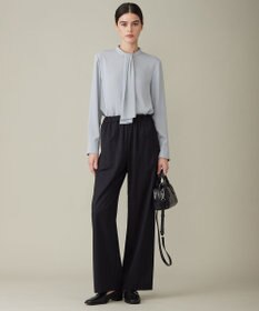 ICB 【洗える】 TWブロード ワイドストレートパンツ