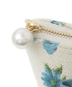 Maison de FLEUR ティーカップ柄ゴブランポーチ