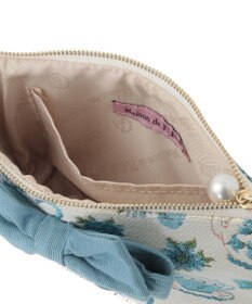 Maison de FLEUR ティーカップ柄ゴブランポーチ