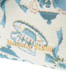 Maison de FLEUR ティーカップ柄ゴブランポーチ