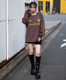 WEGO 【ユニセックス着用ITEM】ショートドロストラインプルオーバー