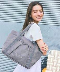 TOCCA 【WEB＆一部店舗限定】【A4サイズ対応・撥水・サスティナブル素材】SOSTA POCKETTOTE トートバッグ グレージュ系