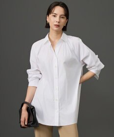 自由区 【SHIHOさん着用】エッセンシャルブロードテントライン シャツブラウス オフ