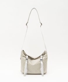 russet ナイロンジャガードメタルバックルショルダーバッグ M(CE-1671)