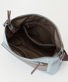 Y'SACCS ナイロン×リサイクルレザー　コンビマルチショルダー