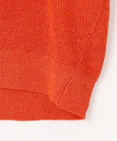 23区 L 【洗える】ピュアリネン パフスリーブ ニット