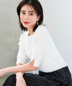 ANY SIS L コクーンスリーブ ニット