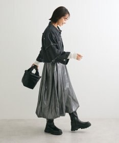 Green Parks ・ＤＯＵＢＬＥ　ＦＬＡＧＳ　フレアスリーブＧジャン