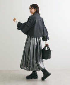 Green Parks ・ＤＯＵＢＬＥ　ＦＬＡＧＳ　フレアスリーブＧジャン