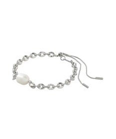 AMERICAN HOLIC 【ステンレス】パールトップスライドブレスレット