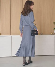 Feroux 【洗える・セットアイテム】ラメライン・ニットセットアップ