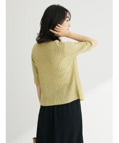 Green Parks テープヤーンドッキングニットプルオーバー