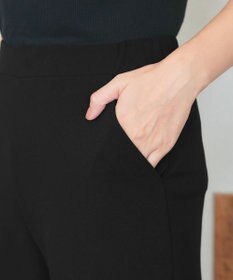 Tiaclasse L 【日本製・洗える】ジョーゼットニットワイドパンツ