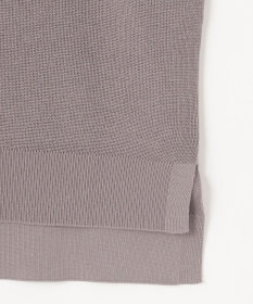 自由区 【WEB限定・洗える・XSサイズあり】ハイツイストコットンアセテート畦編み ニット