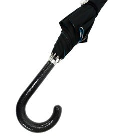 +RING UNISEX  プラスリング 雨傘（長）60cm BLU T1330 2重張り傘