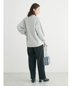 Green Parks ｆｕｗａっとメランジ前後差ニットプルオーバー