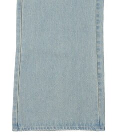 WEGO ボタンフライローライズフレアデニム