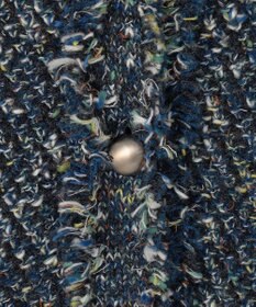 自由区 S ミックスツイードニット   カーディガン