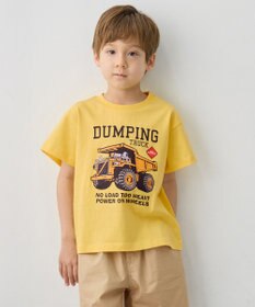 ANY KIDS 【洗濯機可能】はたらく車プリント 半袖Tシャツ