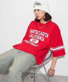 WEGO 【ユニセックス着用ITEM/手洗い可/MLサイズ】フットボールBIG　T（S）