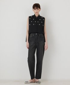 GRACE CONTINENTAL ビジューノースリーブシャツ