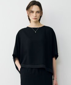 ICB L 【先行予約・WEB限定カラーあり】 FluidBackSatin クロップドブラウス
