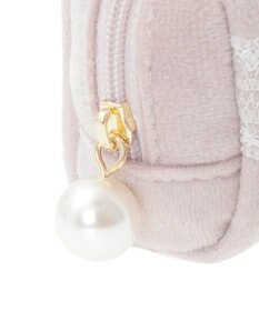 Maison de FLEUR ベロアレースロングポーチ