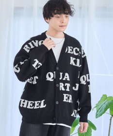 WEGO オーバーフィットロゴカーディガン