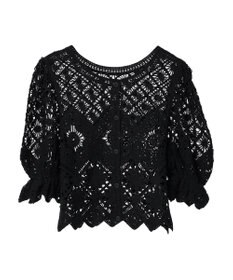 Green Parks ・ＳＵＧＡＲ　ＳＰＯＯＮ　２ｗａｙクロシェカーディガン