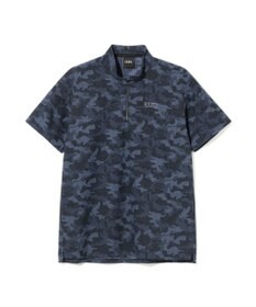 ZERO HALLIBURTON クールドッツ カモ柄モックネックTシャツ ZHG-M6S6b 85192