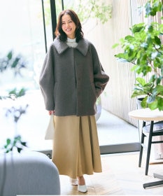 #Newans 【昨年即完売コート新色追加！】プードルコクーンコート