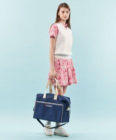 23区GOLF シューズ収納付【UNISEX】合皮×デニム調ボストンバッグ