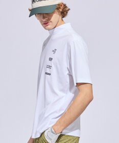 PW CIRCULUS 【MEN】メッシュコンビ モックネック ゴルフ