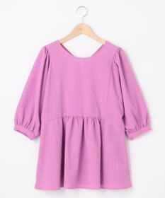 SHARE PARK LADIES ソフトタッチギャザーブラウス